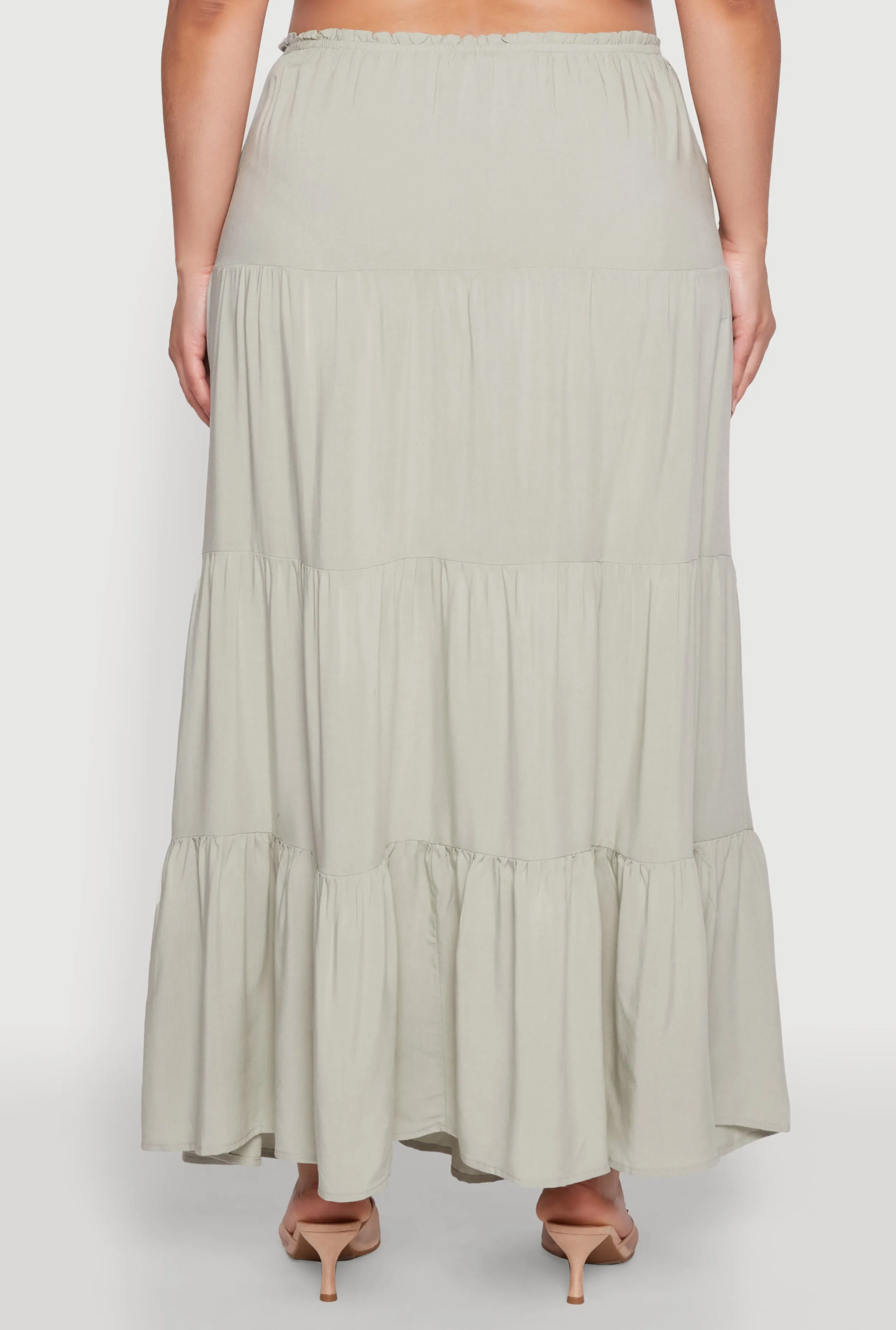 Plus Size Almost Famous Tiered Skirt sold by Rainbow product image thumbnail 5