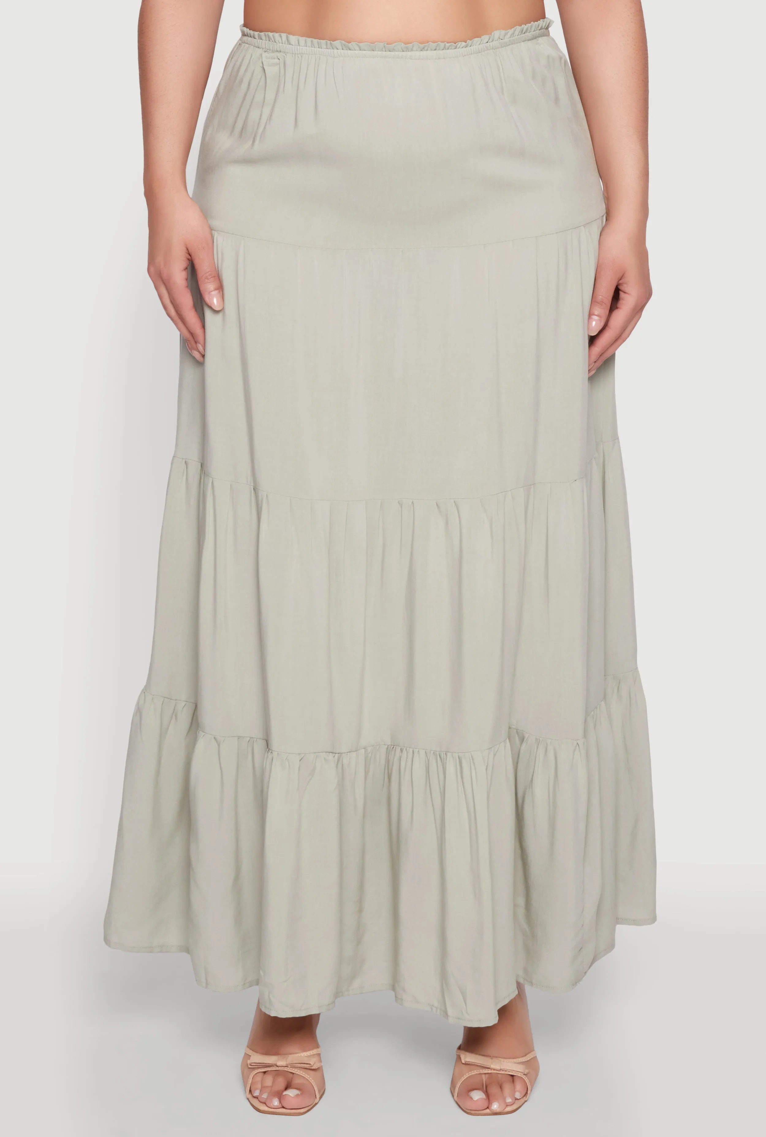Plus Size Almost Famous Tiered Skirt sold by Rainbow product image thumbnail 3