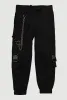 Little Girls Chain Detail Cargo Joggers sold by Rainbow