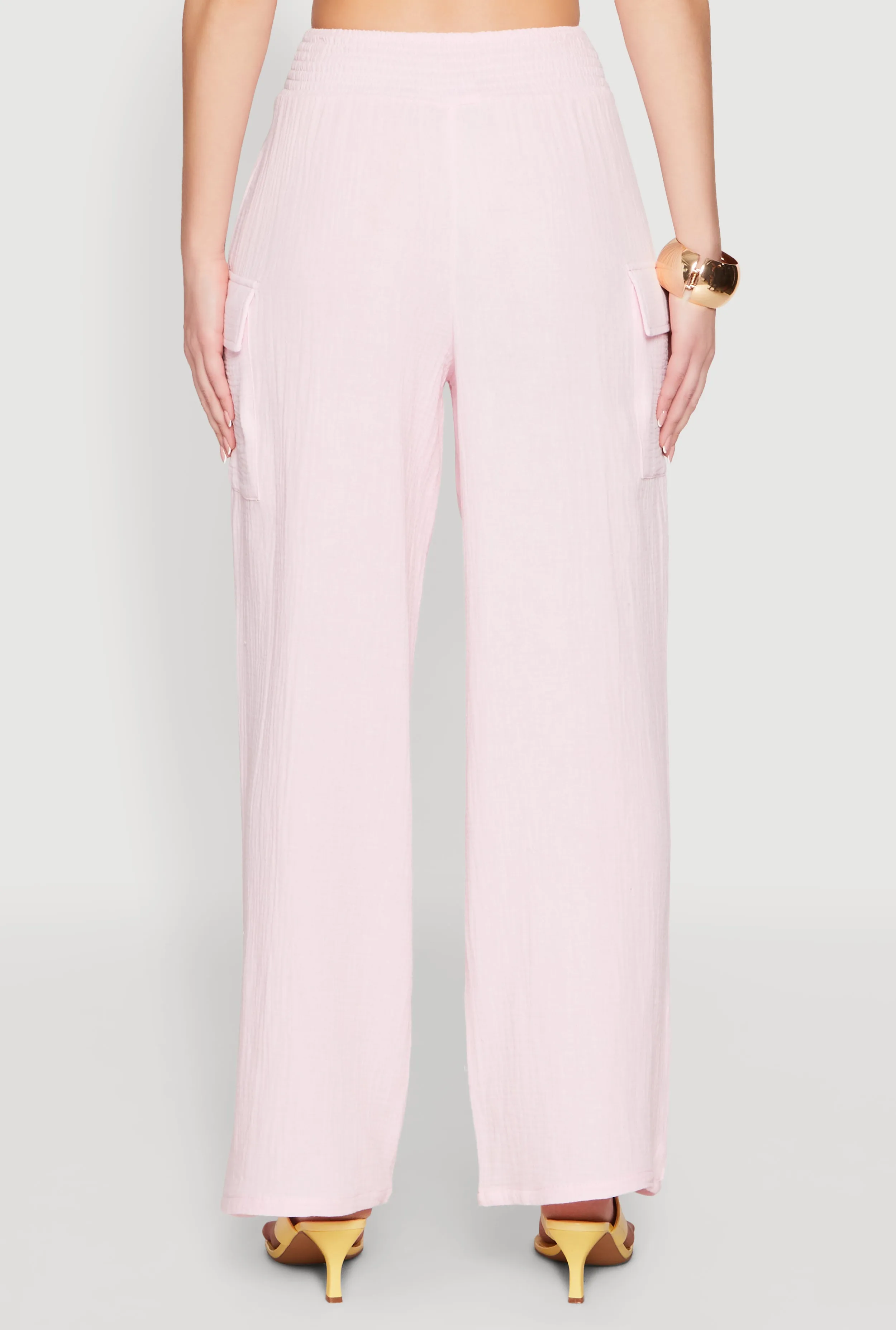 Gauze Knit Cargo Pocket Pants sold by Rainbow product image thumbnail 5