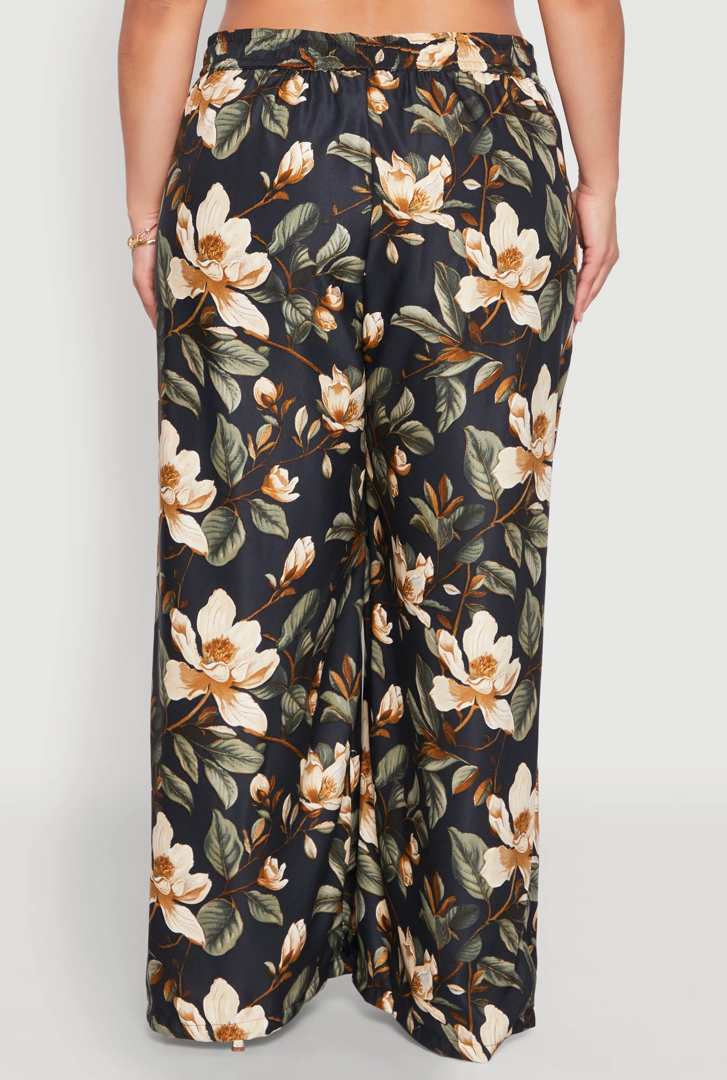 Plus Size Spoon Jeans Drawstring Palazzo Pants sold by Rainbow product image thumbnail 5