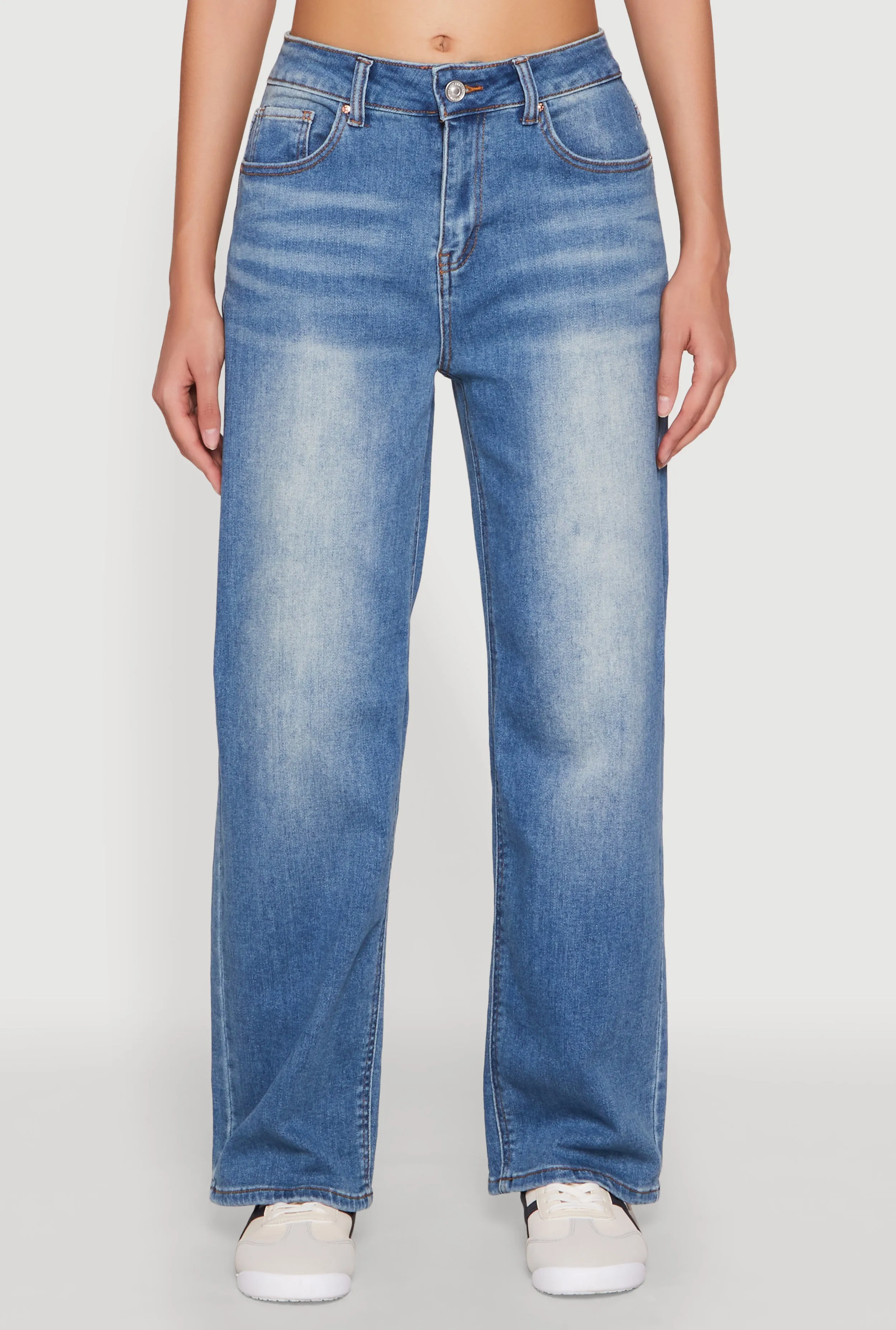 WAX Vintage Wash Straight Leg Jeans sold by Rainbow product image thumbnail 5