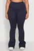 Plus Size Mineral Wash Ribbed Knit Boot Cut Pants sold by Rainbow