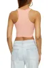 Basic Cropped Racerback Tank Top sold by Rainbow