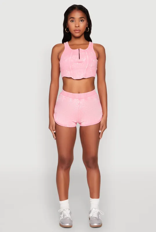 Mineral Wash Dolphin Shorts sold by Rainbow