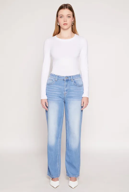 WAX Whiskered 5 Pocket Straight Leg Jeans sold by Rainbow