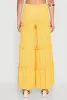 Ruffle Hem Smocked Tube Top sold by Rainbow
