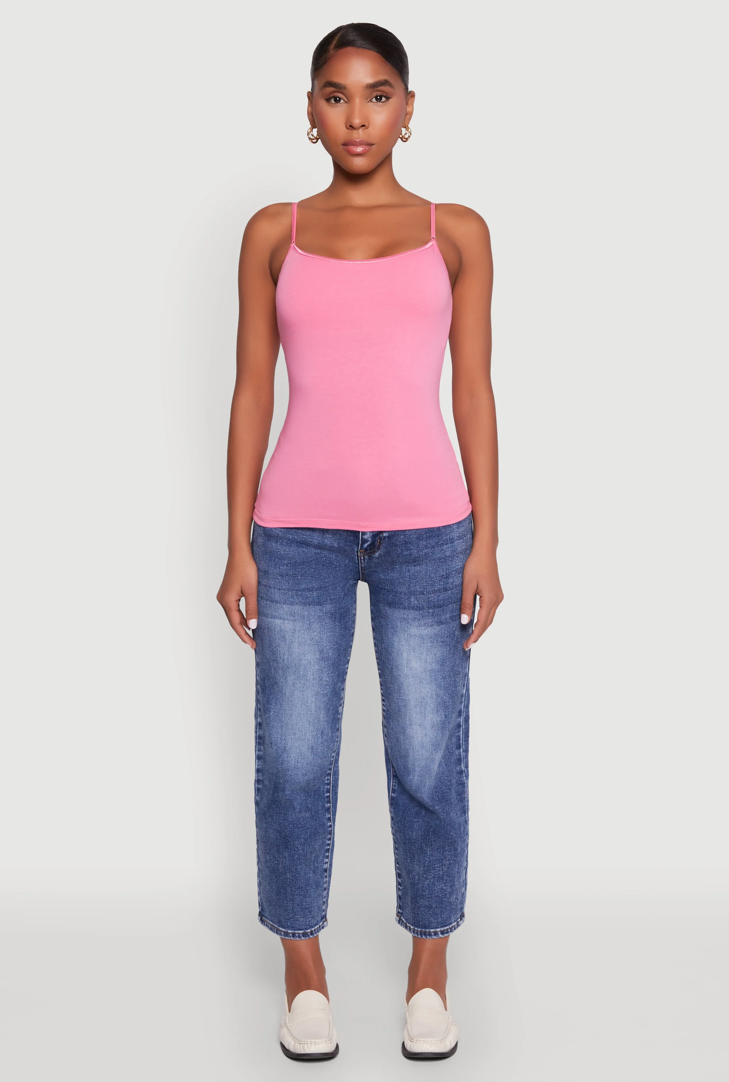 Scoop Neck Shelf Bra Cami sold by Rainbow product image thumbnail 3