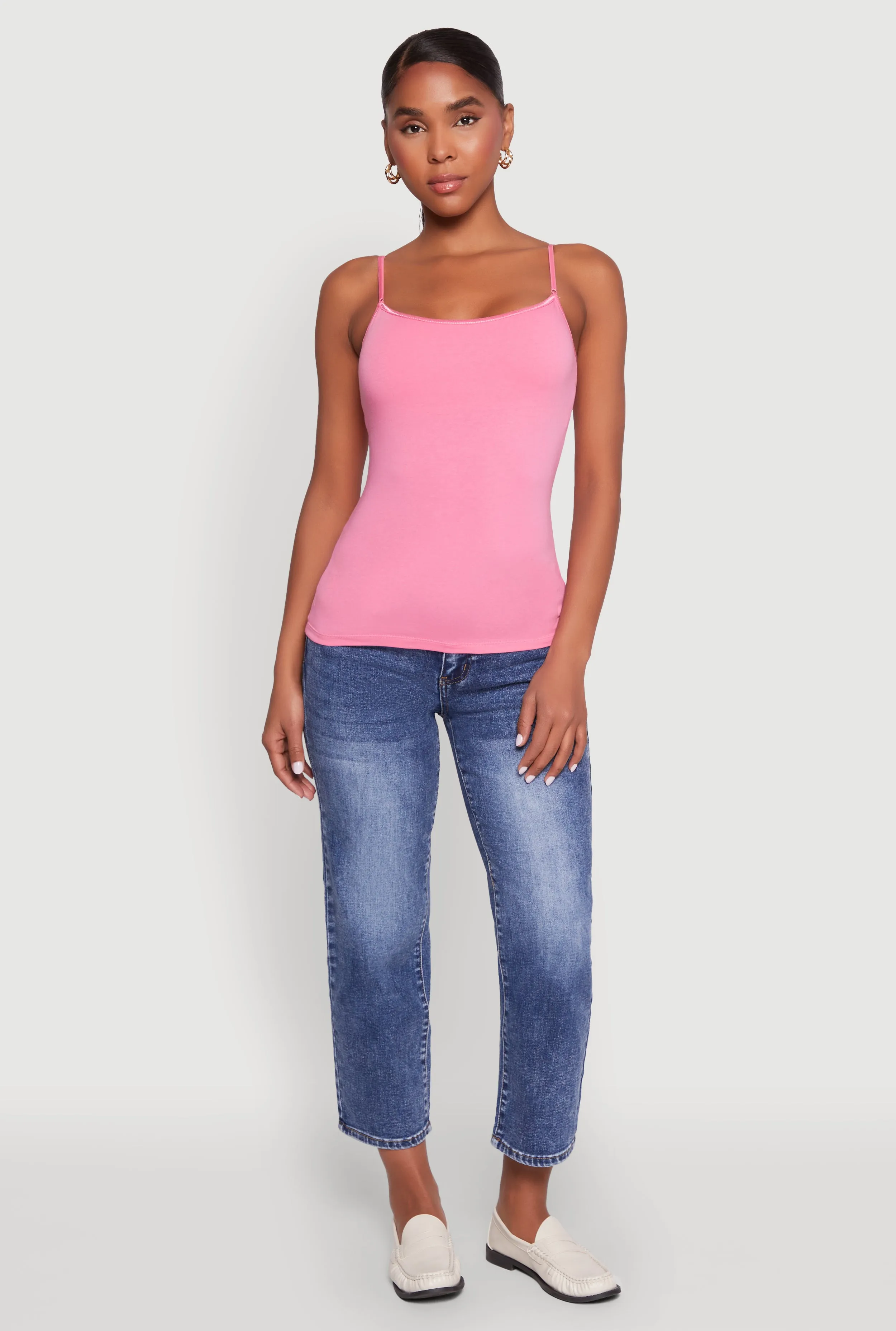 Scoop Neck Shelf Bra Cami sold by Rainbow