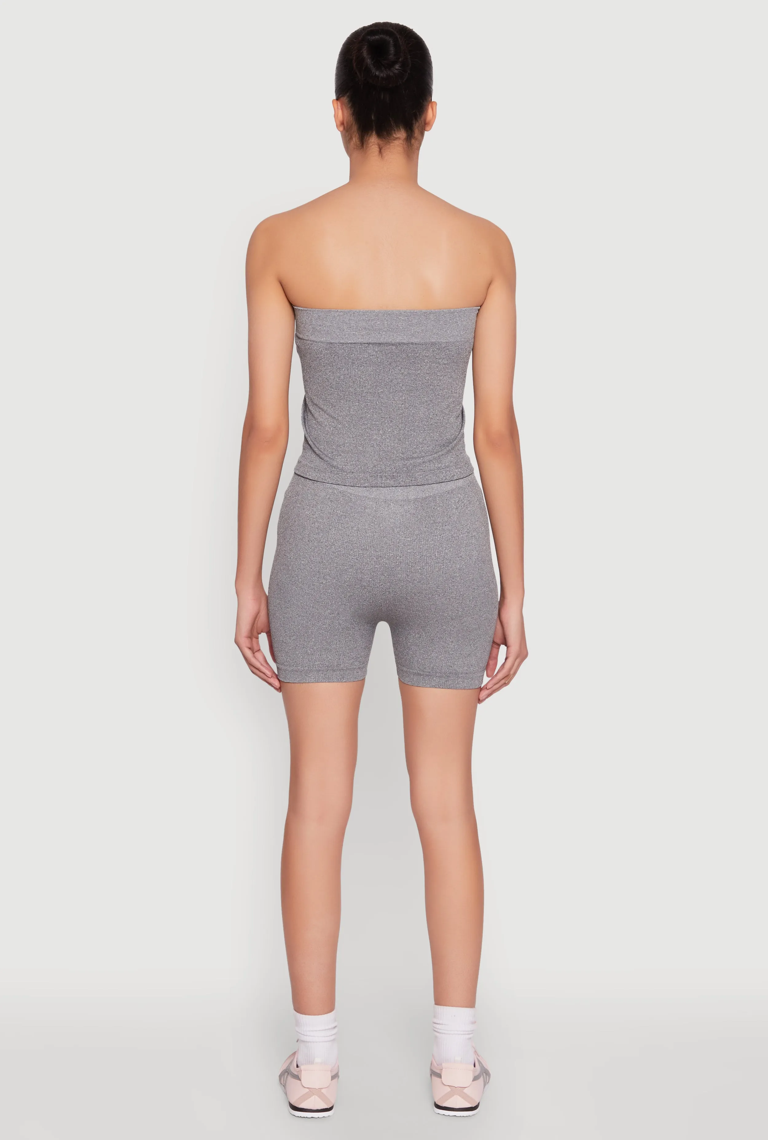 Compression Rib Seamless Tube Top and Shorts sold by Rainbow product image thumbnail 5