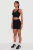 Seamless V Neck Cropped Tank Top and Shorts sold by Rainbow