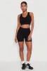 Seamless V Neck Cropped Tank Top and Shorts sold by Rainbow