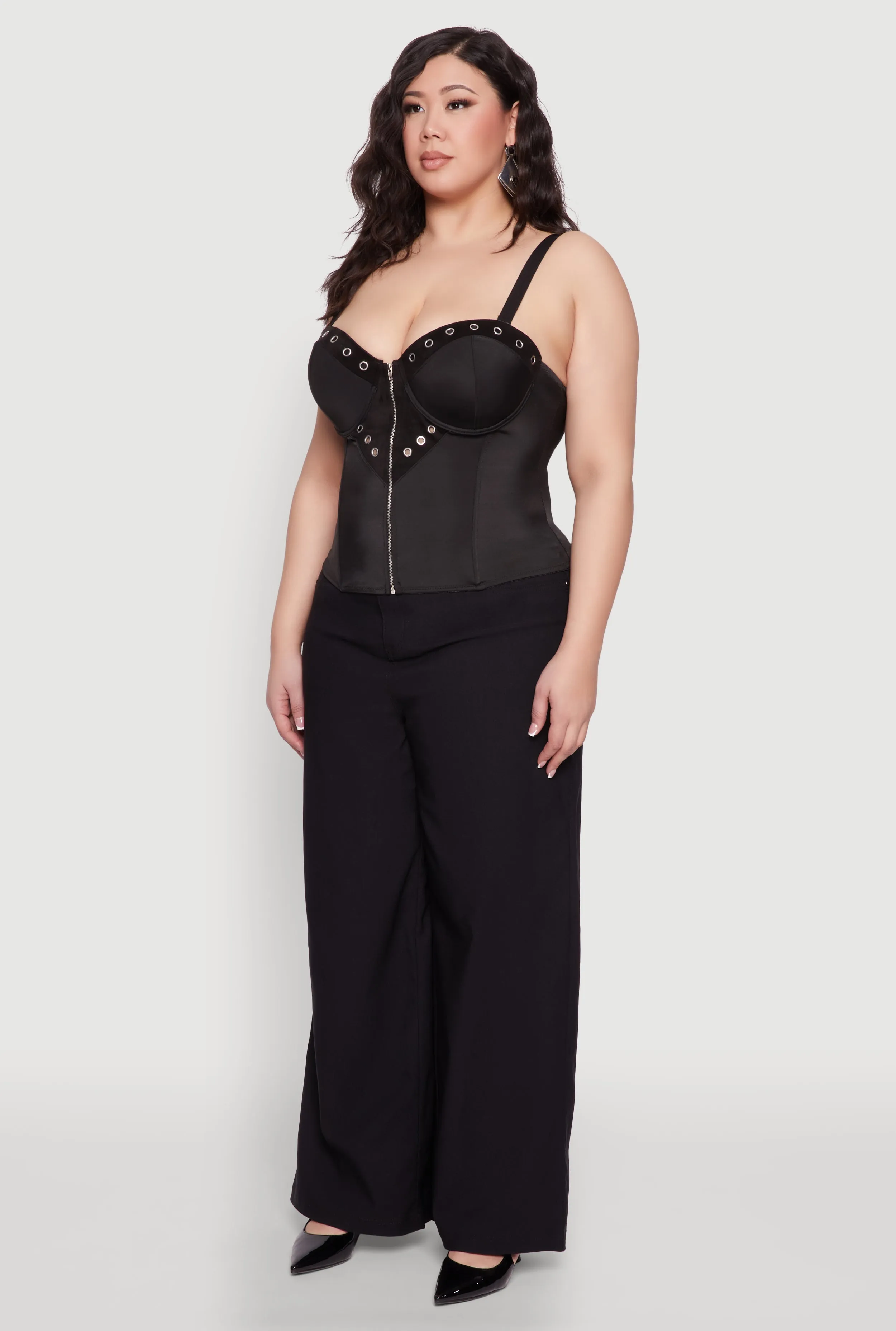 Plus Size Grommet Detail Bustier Top sold by Rainbow product image thumbnail 5