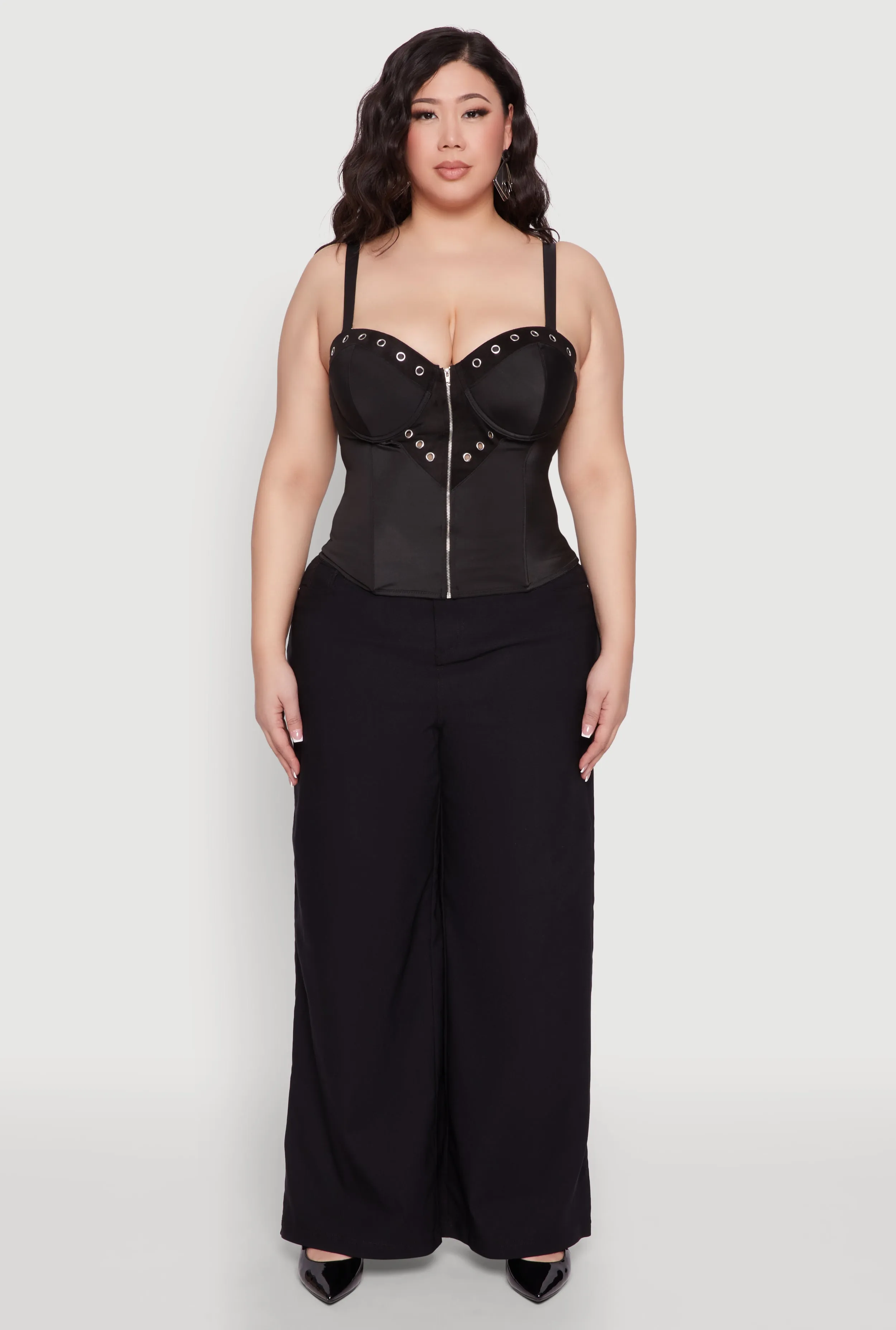 Plus Size Grommet Detail Bustier Top sold by Rainbow product image thumbnail 3