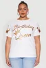 Plus Size Birthday Queen Sequin Top sold by Rainbow