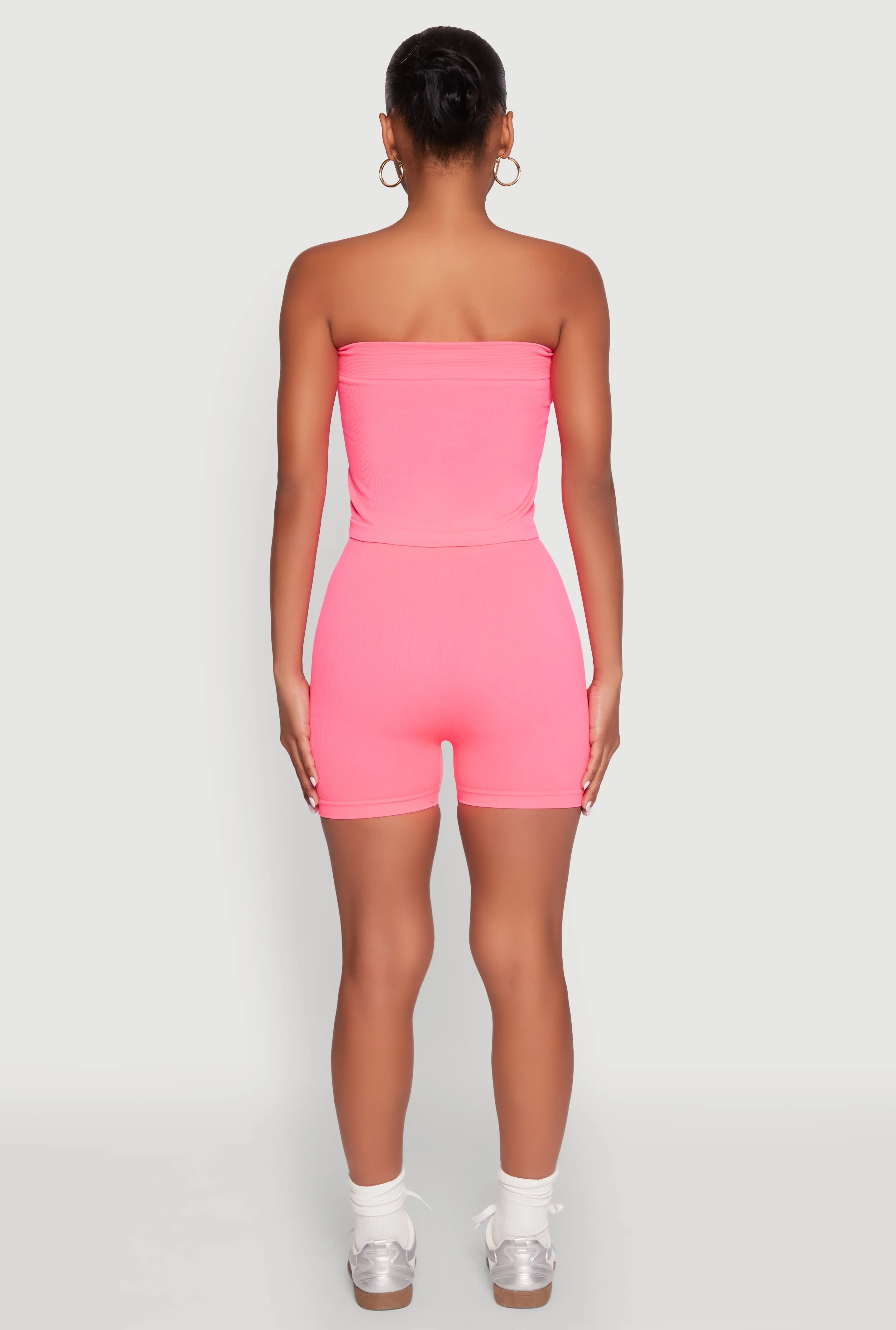 Compression Rib Seamless Tube Top and Shorts sold by Rainbow product image thumbnail 5
