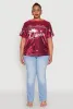 Plus Size Birthday Queen Sequin Top sold by Rainbow