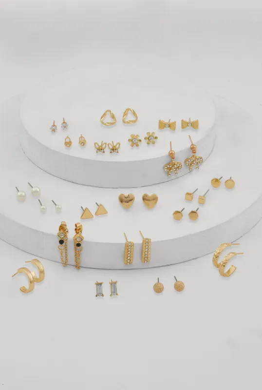 Assorted Earrings Set of 20 sold by Rainbow