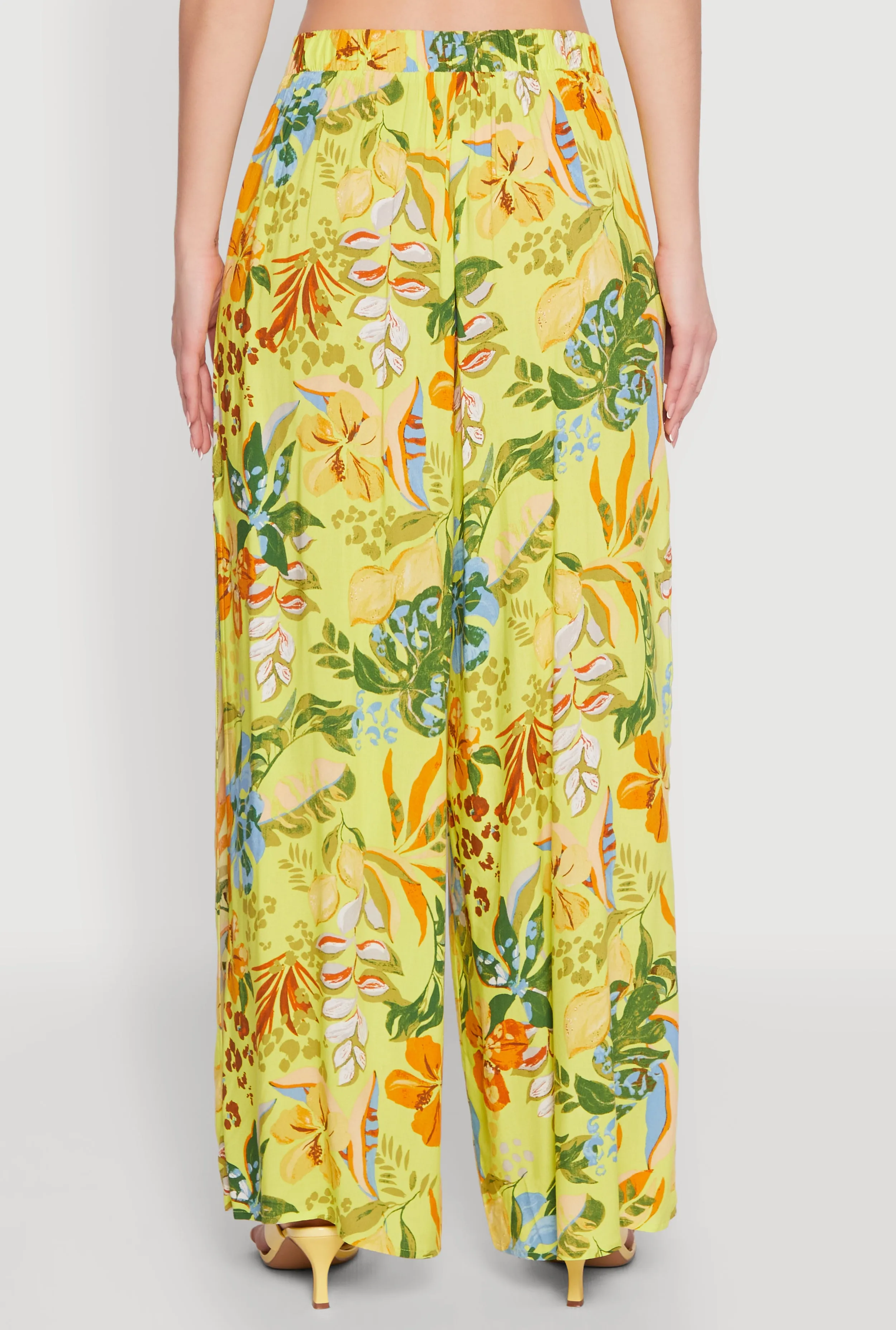 Printed Pattern Wide Leg Palazzo Pants sold by Rainbow product image thumbnail 3