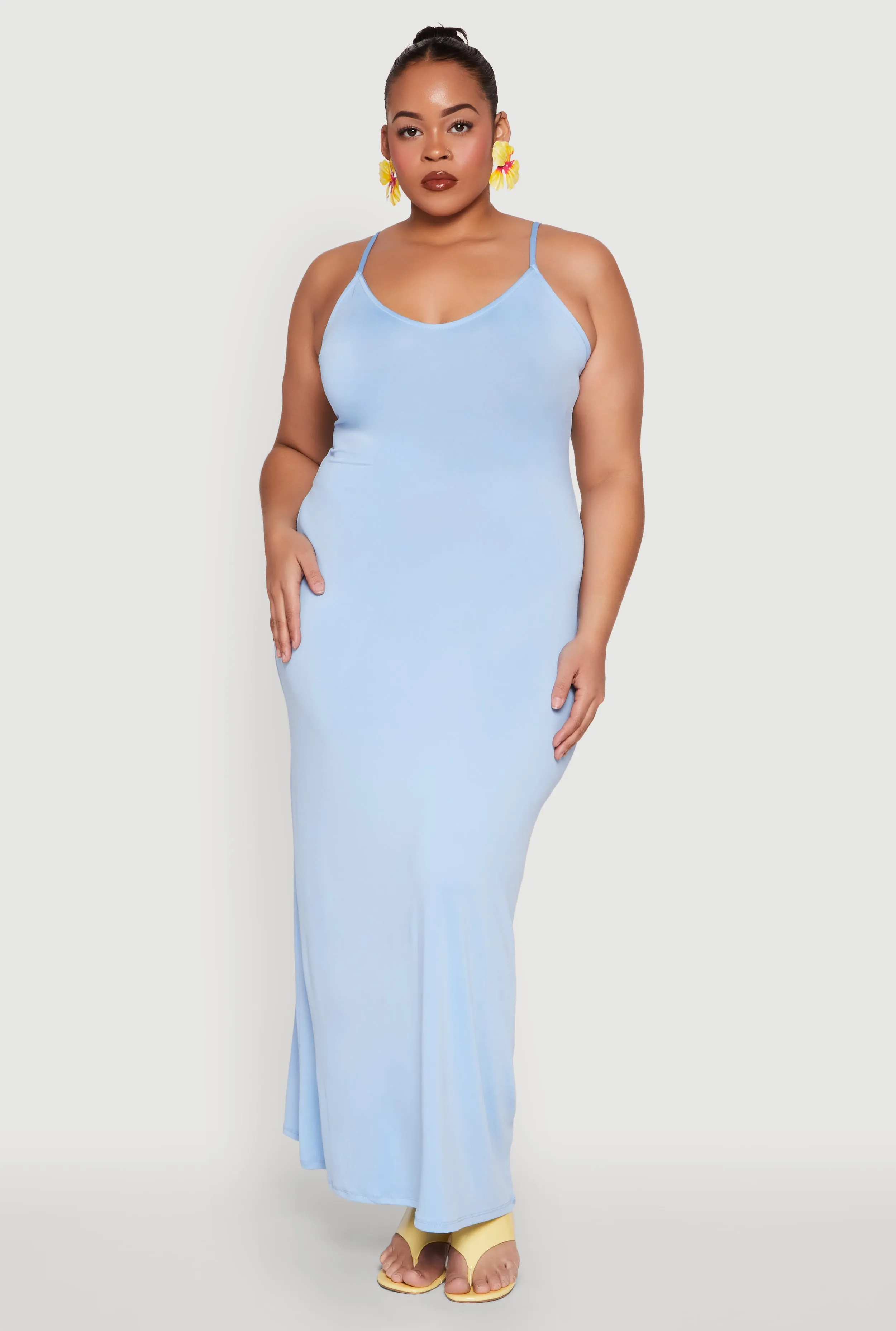 Plus Size Scoop Neck Cami Dress sold by Rainbow product image thumbnail 2