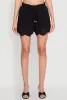 Haute Monde Eyelet Detail Drawstring Shorts sold by Rainbow