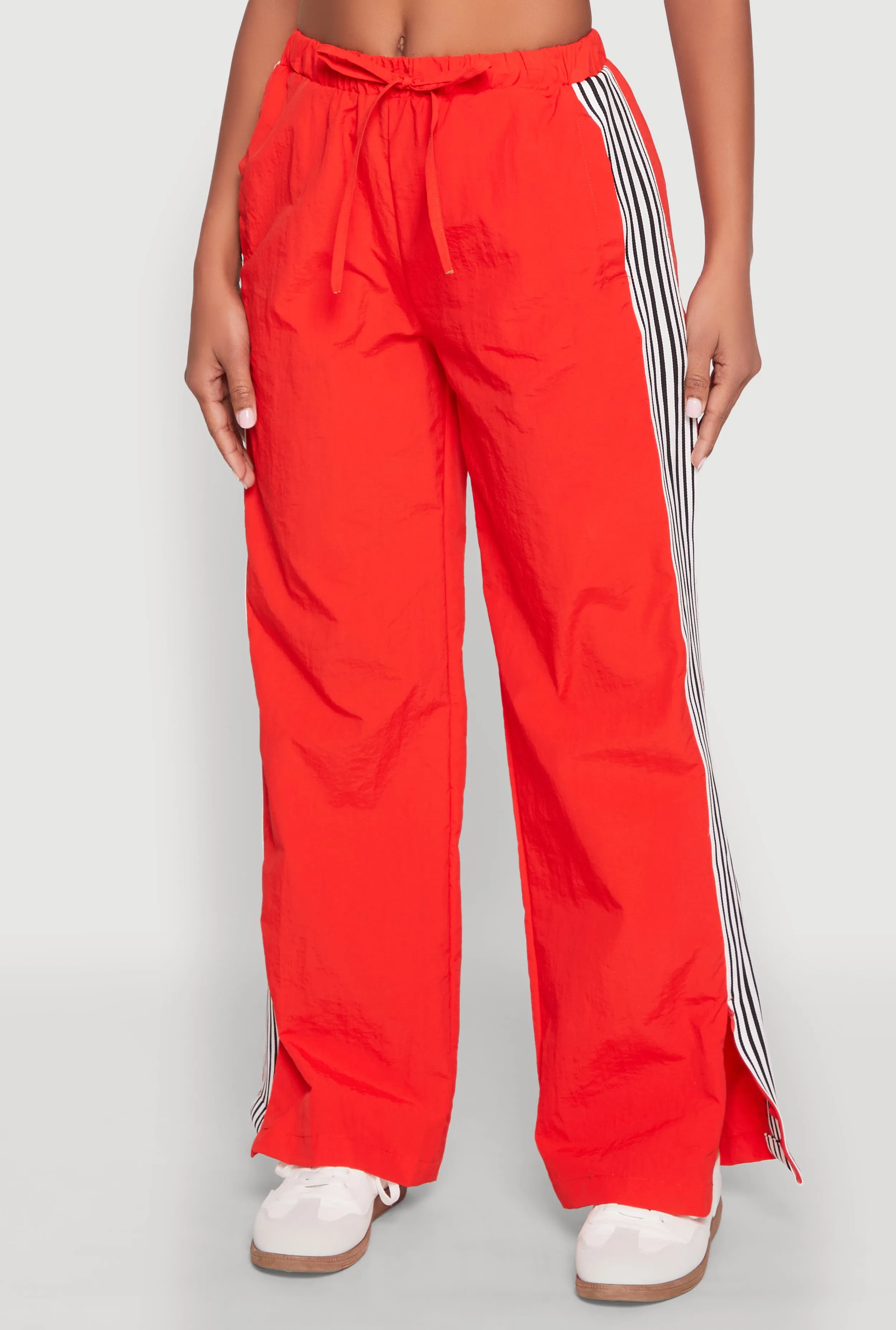 Contrast Trim Slit Hem Track Pants sold by Rainbow product image thumbnail 3