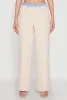 Denim Trim High Waisted Pants sold by Rainbow