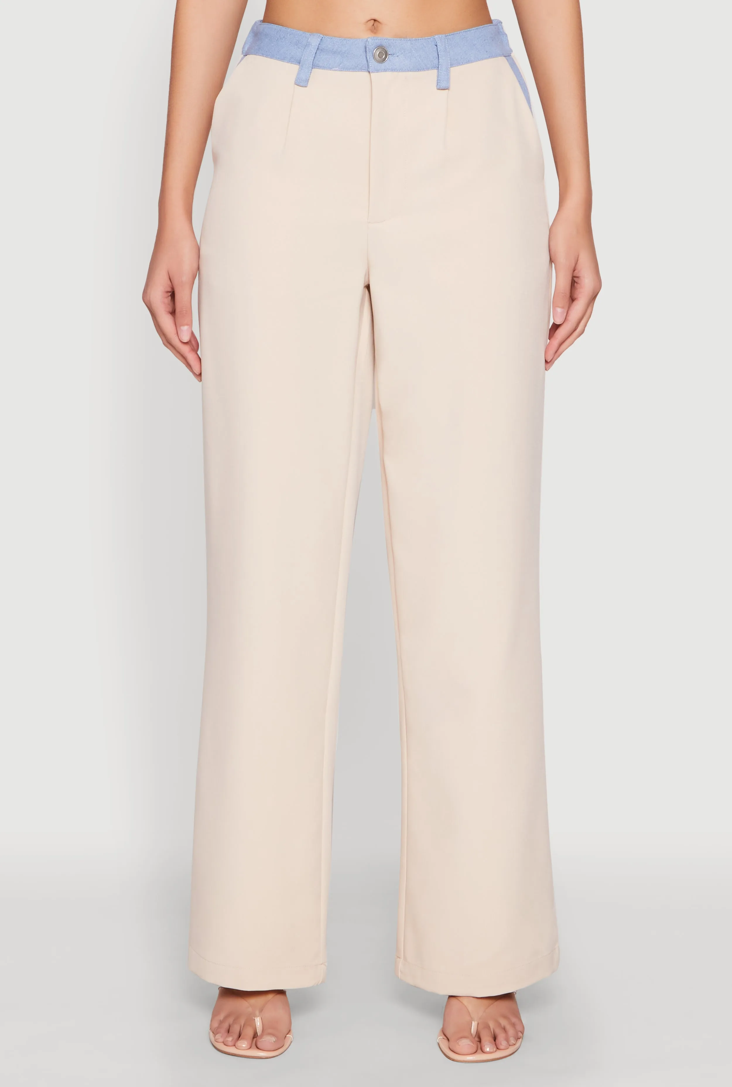 Denim Trim High Waisted Pants sold by Rainbow product image thumbnail 3