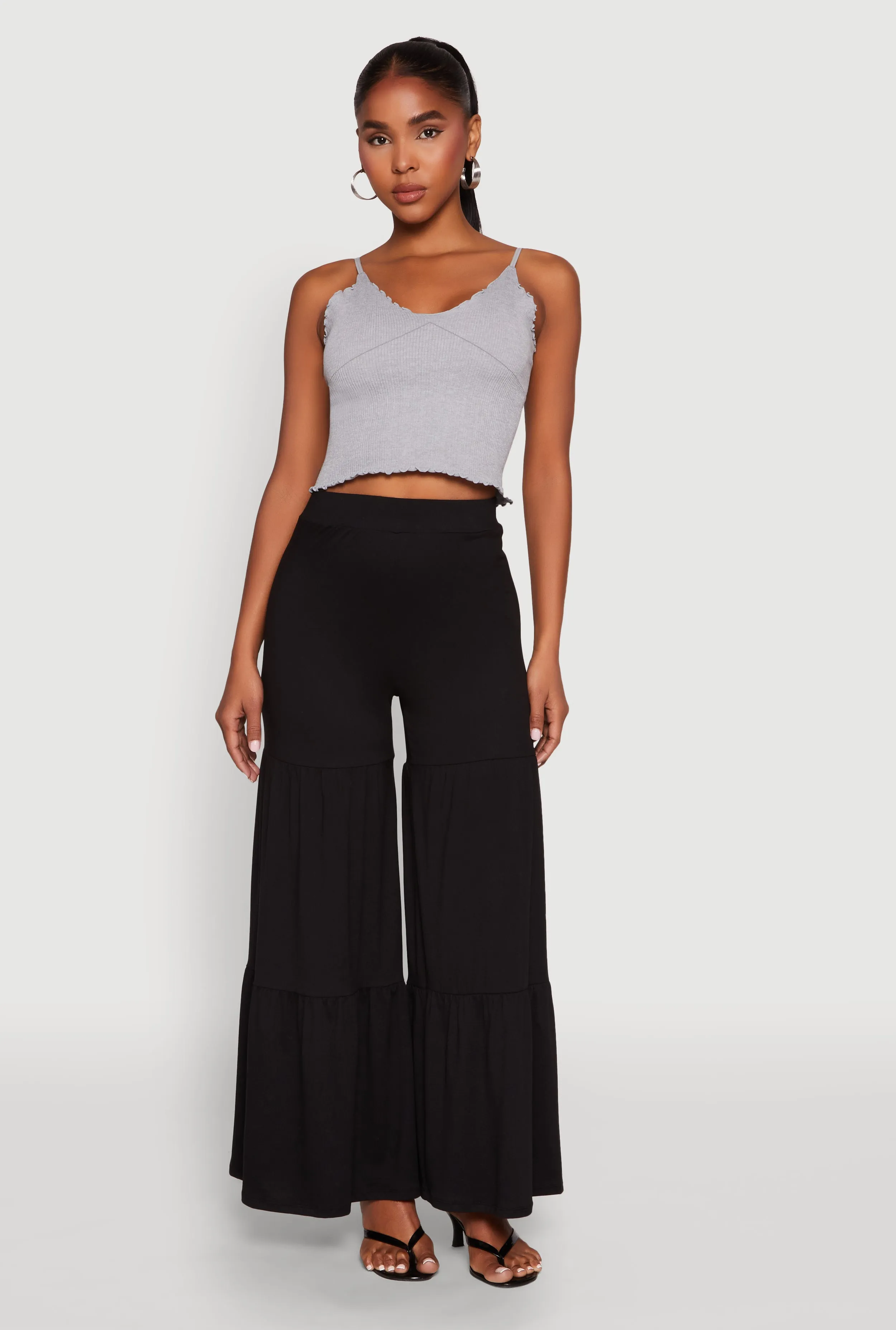 High Waisted Tiered Palazzo Pants sold by Rainbow product image thumbnail 2