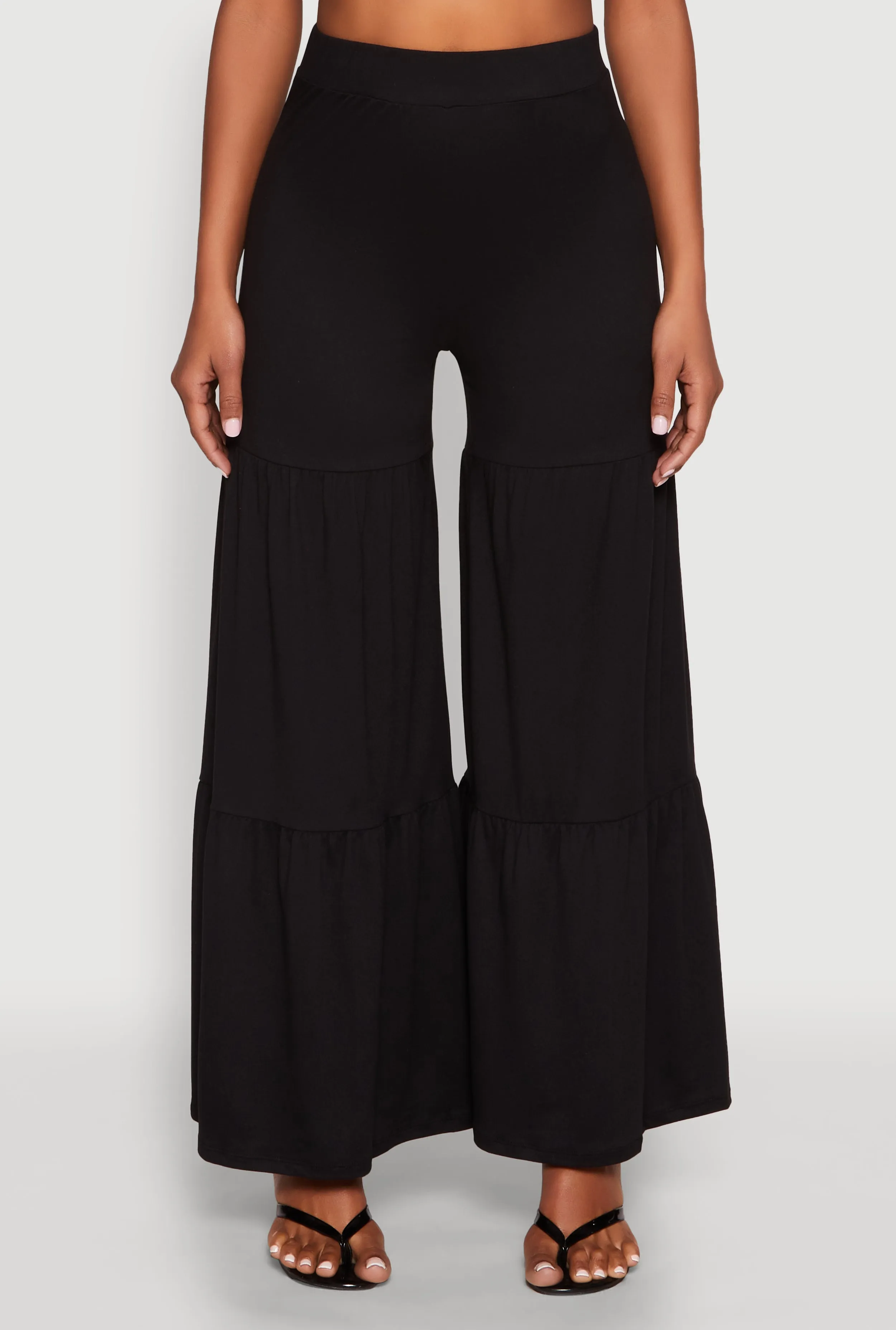 High Waisted Tiered Palazzo Pants sold by Rainbow product image thumbnail 5