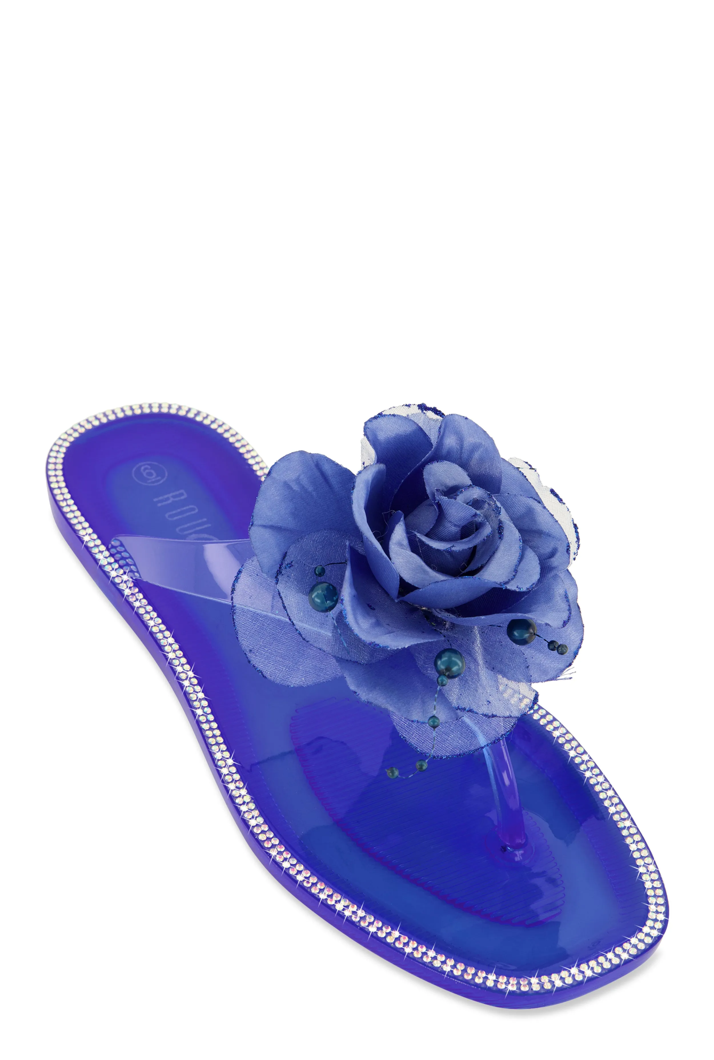 Rose Jelly Thong Slide Sandals sold by Rainbow
