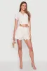 Haute Monde Eyelet Detail Drawstring Shorts sold by Rainbow