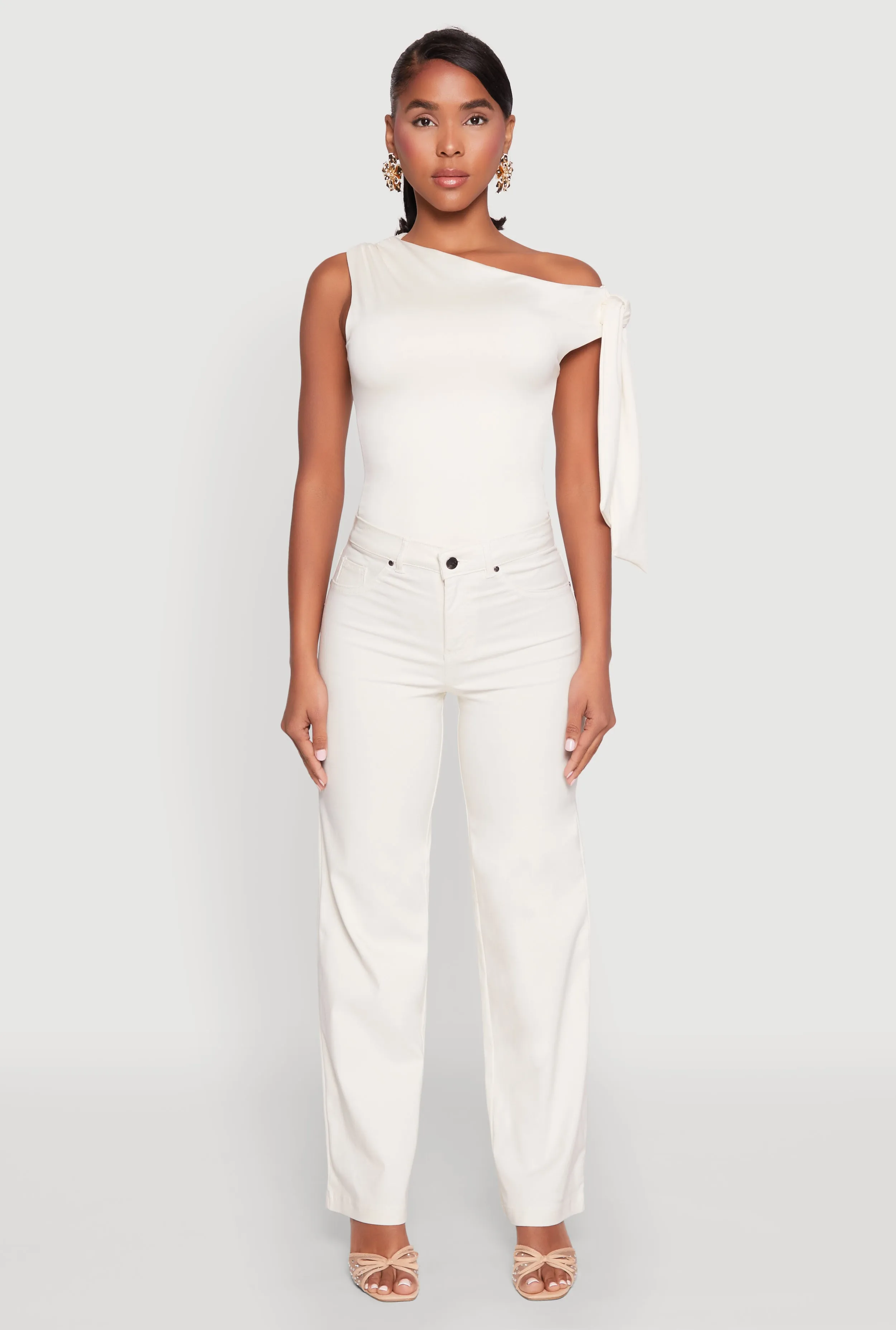 Hyperstretch Straight Leg Jeans sold by Rainbow