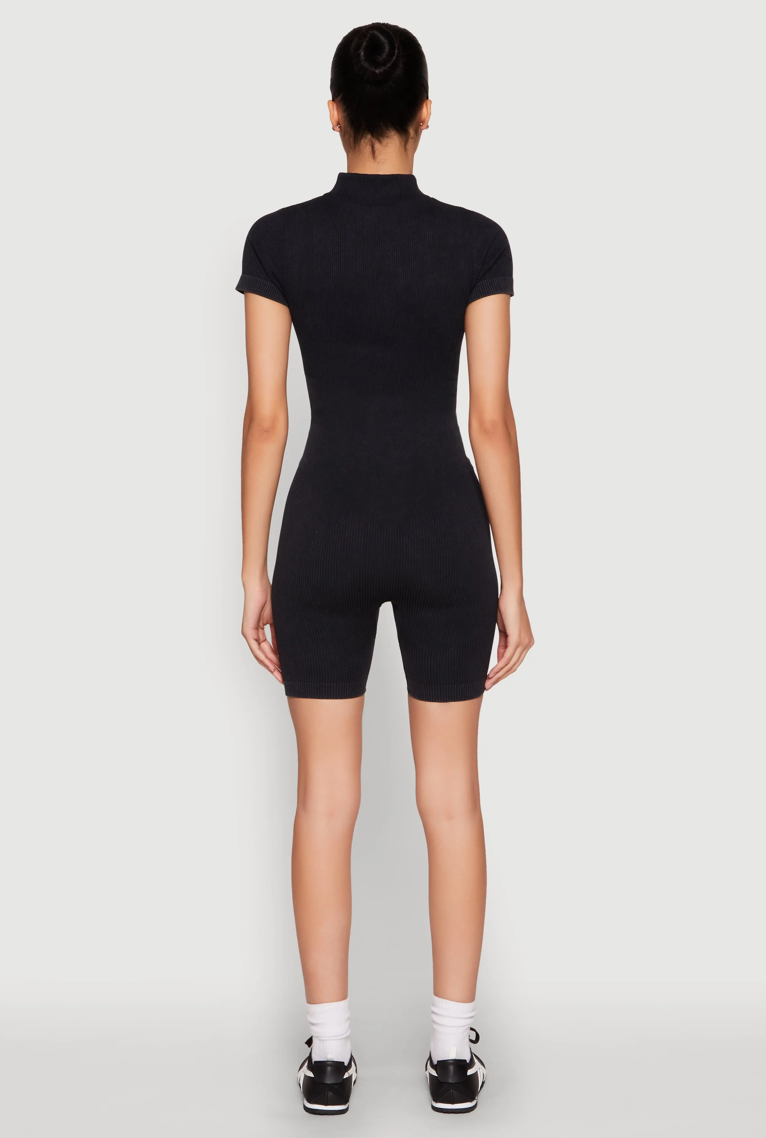 Seamless Half Zip Romper sold by Rainbow product image thumbnail 5