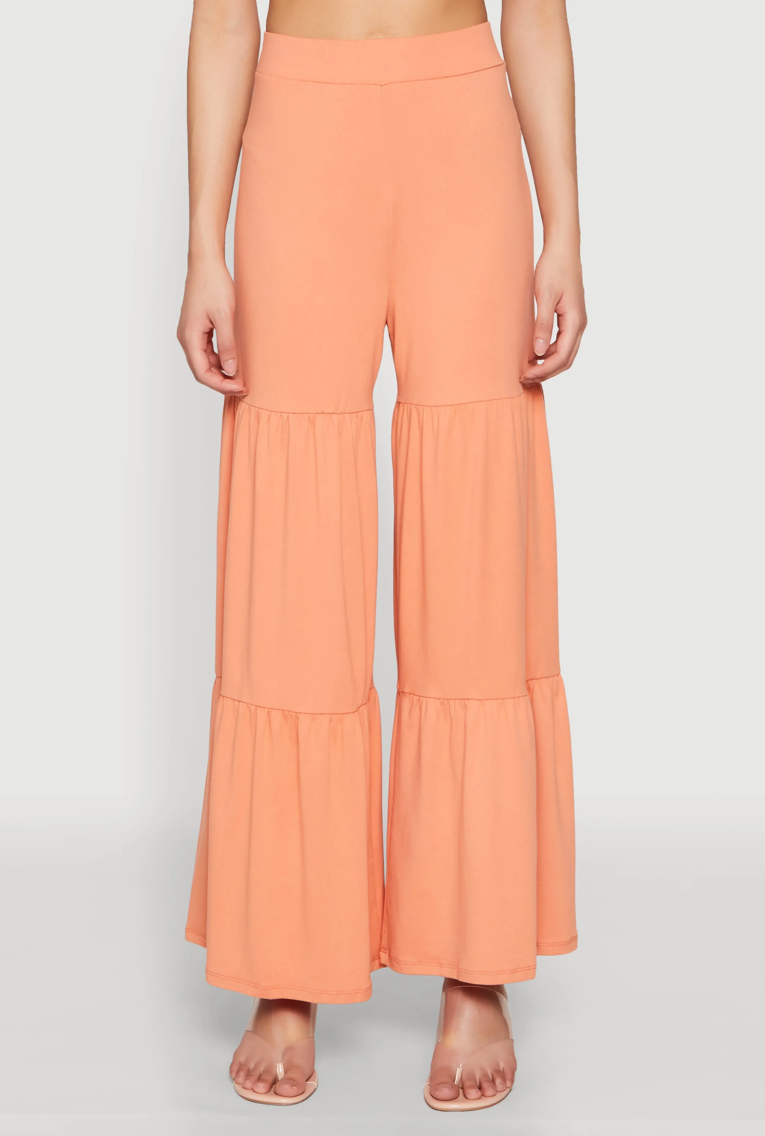 High Waisted Tiered Palazzo Pants sold by Rainbow product image thumbnail 5