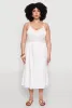 Plus Size Almost Famous Crochet Empire Waist Midi Dress sold by Rainbow