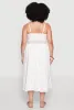 Plus Size Almost Famous Crochet Empire Waist Midi Dress sold by Rainbow