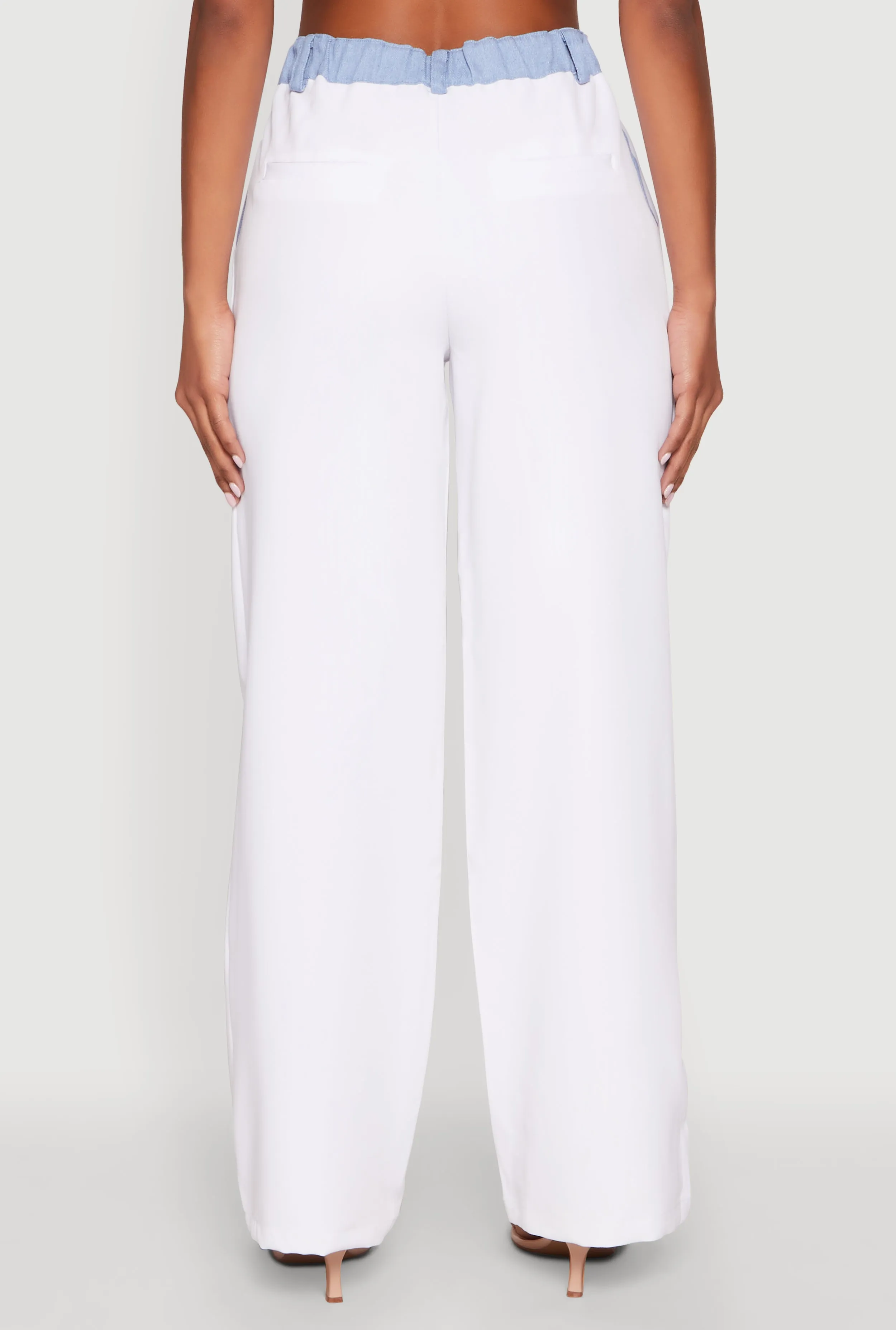 Denim Trim High Waisted Pants sold by Rainbow product image thumbnail 5