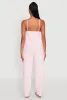 Ruffled Trim Pajama Cami and Pants Set sold by Rainbow