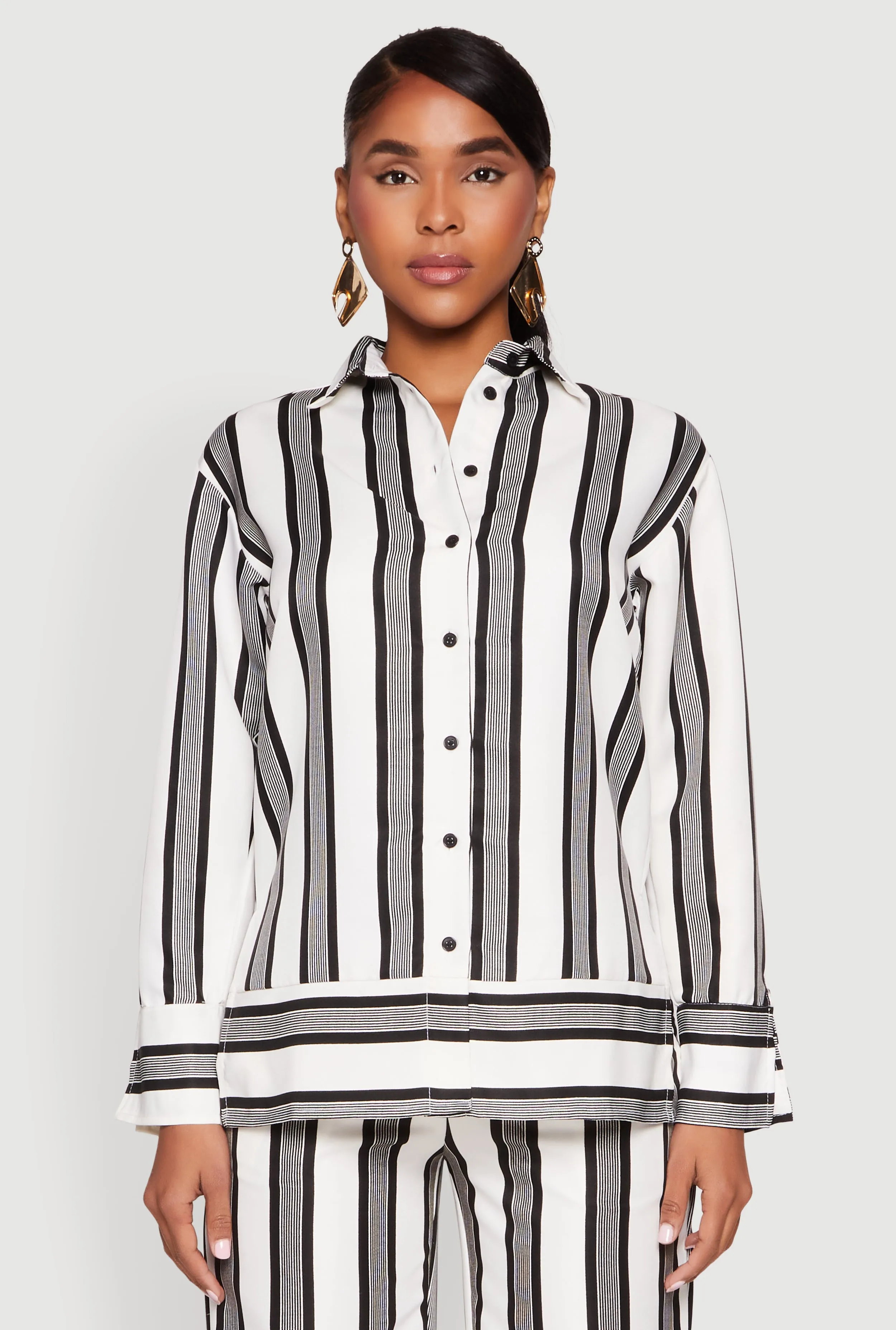 Spoon Jeans Button Front Shirt sold by Rainbow