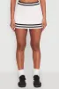 Varsity Stripe Detail Mini Pleated Skirt sold by Rainbow