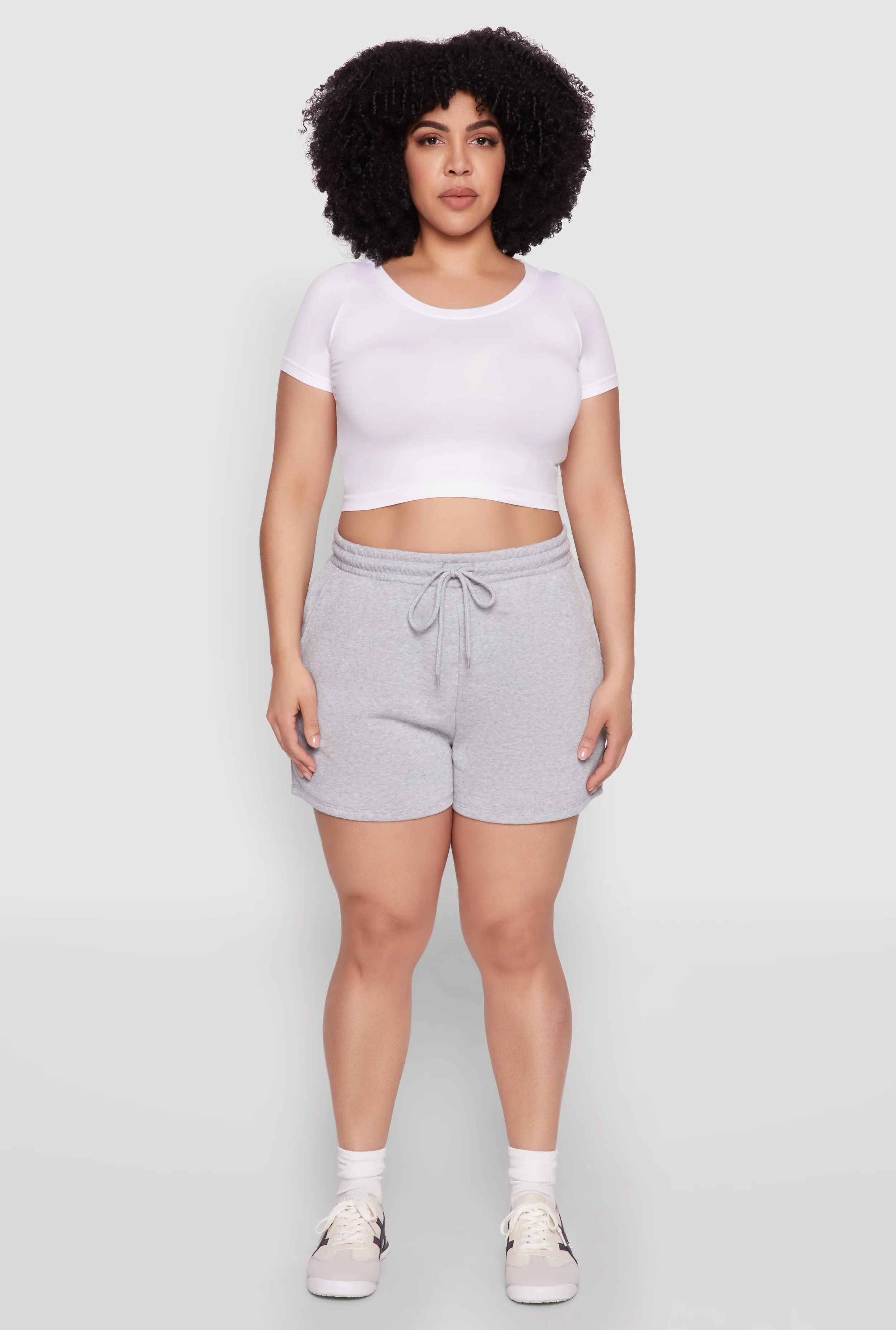 Plus Size Drawstring Sweatshorts sold by Rainbow product image thumbnail 2