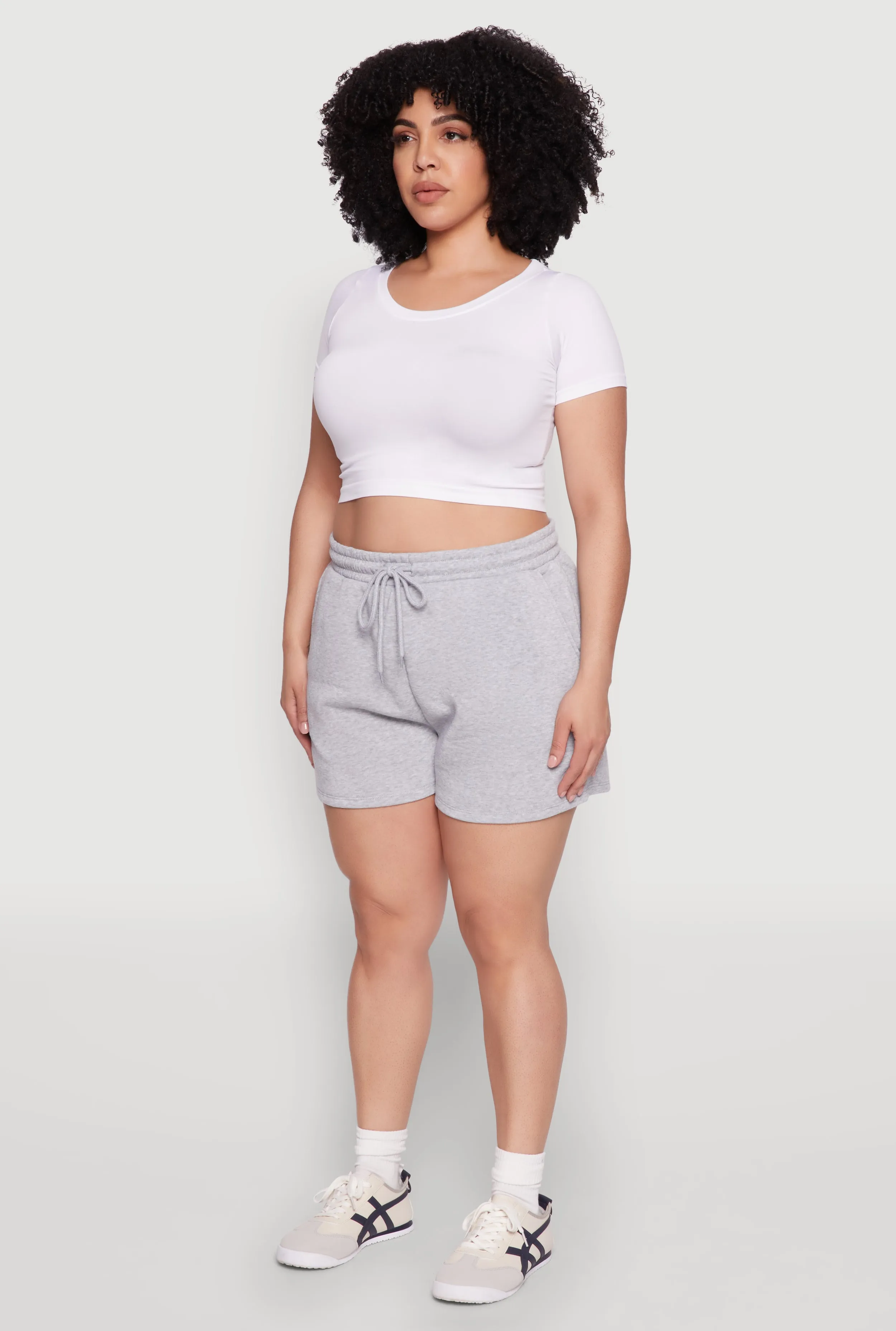 Plus Size Drawstring Sweatshorts sold by Rainbow product image thumbnail 3