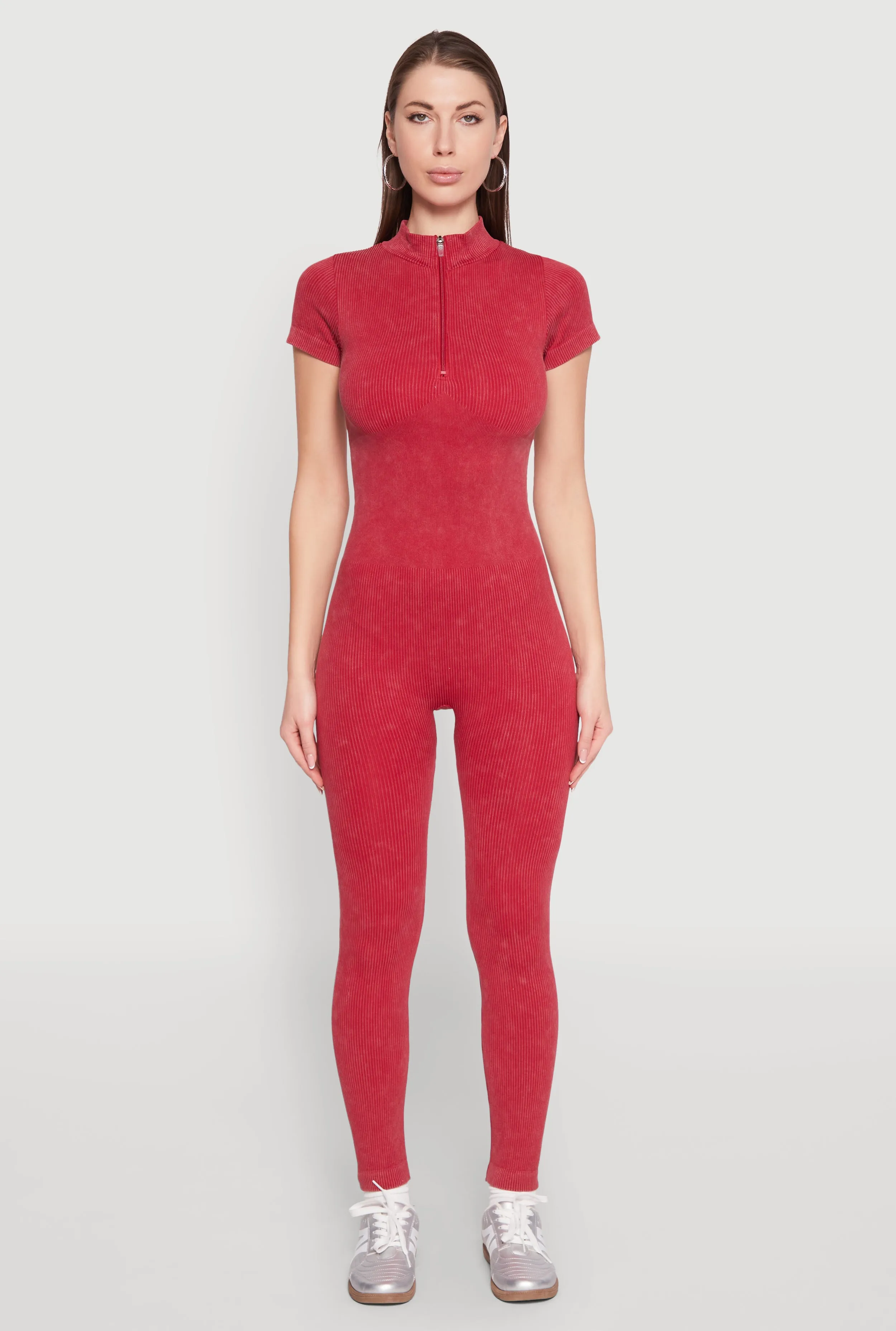 Seamless Half Zip Catsuit sold by Rainbow product image thumbnail 2