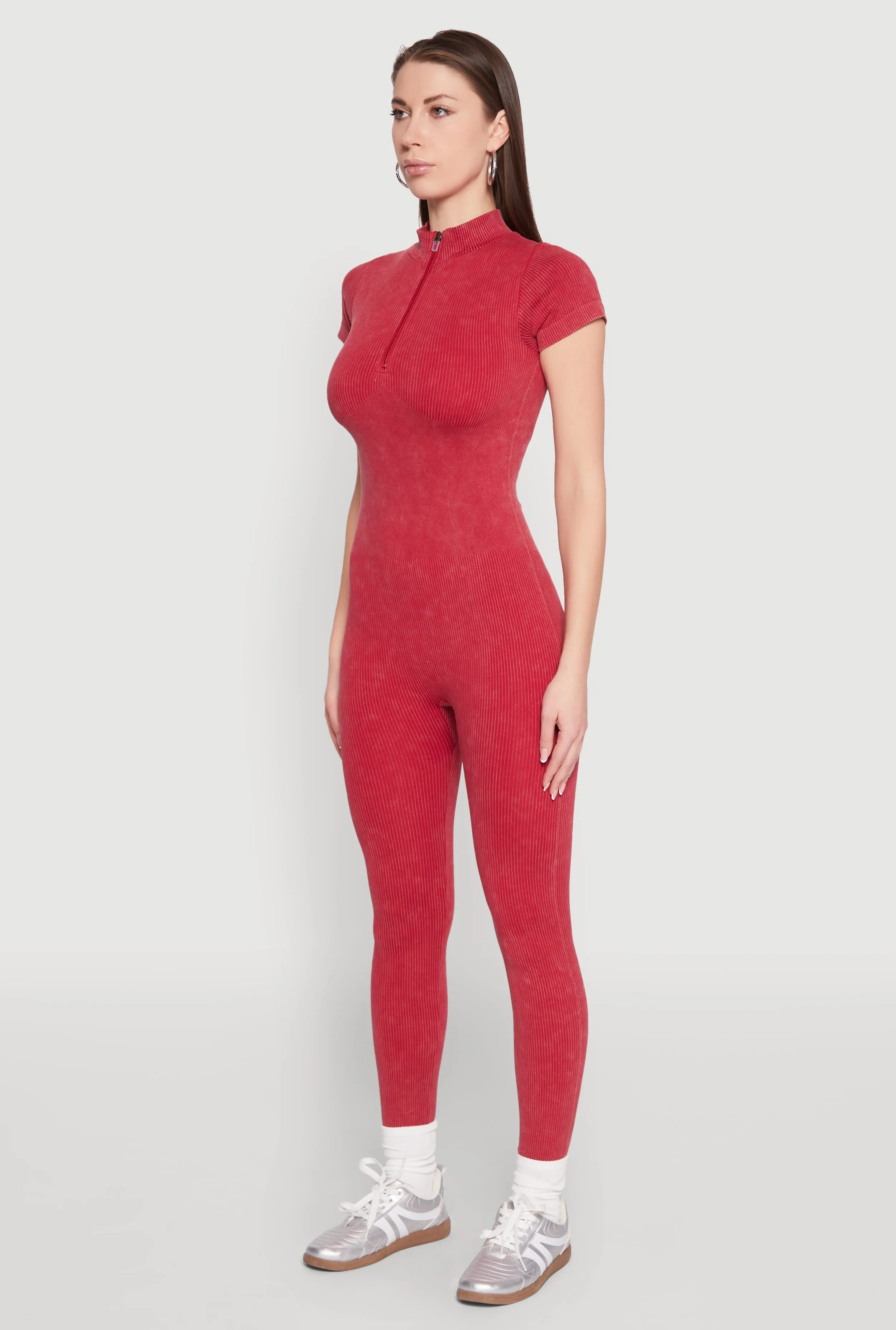 Seamless Half Zip Catsuit sold by Rainbow product image thumbnail 3