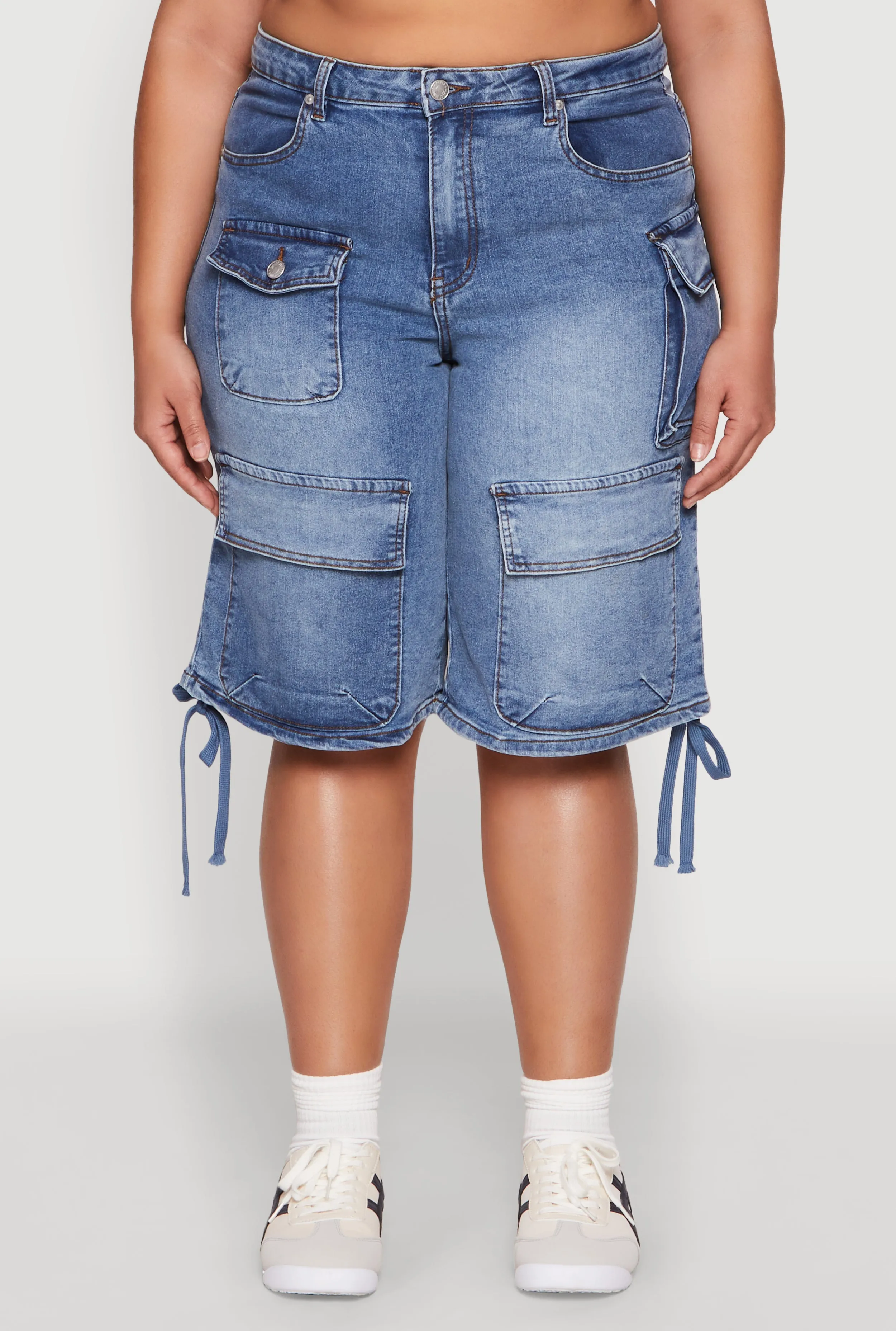 Plus Size Almost Famous Cargo Skater Shorts sold by Rainbow product image thumbnail 5