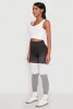 Color Block Side Pocket High Waist Leggings sold by Rainbow