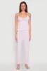 Ruffled Trim Pajama Cami and Pants Set sold by Rainbow