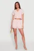 Haute Monde Eyelet Detail Drawstring Shorts sold by Rainbow