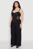 Plus Size Zip Up Lace Bustier Top sold by Rainbow